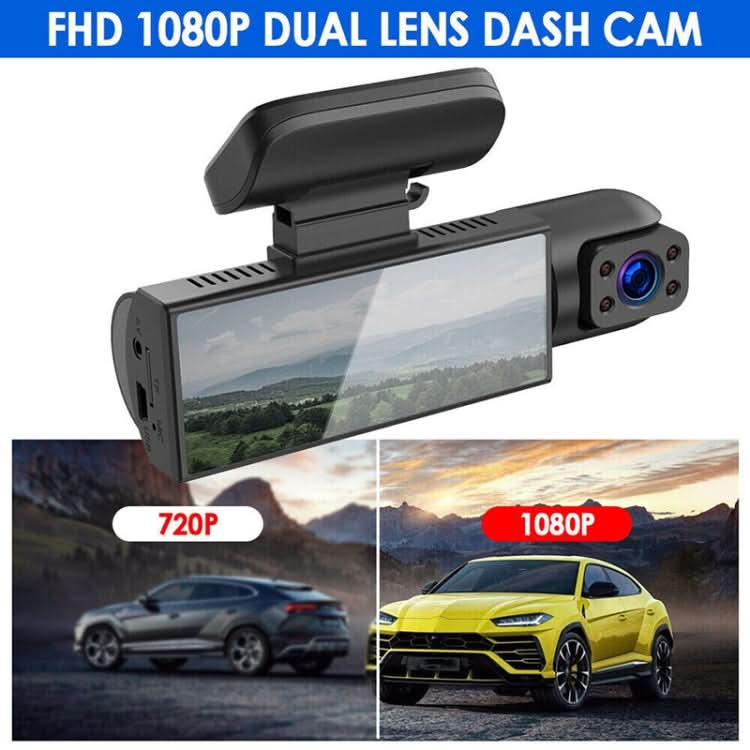 3.16 inch 1080P HD Night Vision Front and Inside Dual Lenses Driving Recorder ÎҵÄÉ̵ê