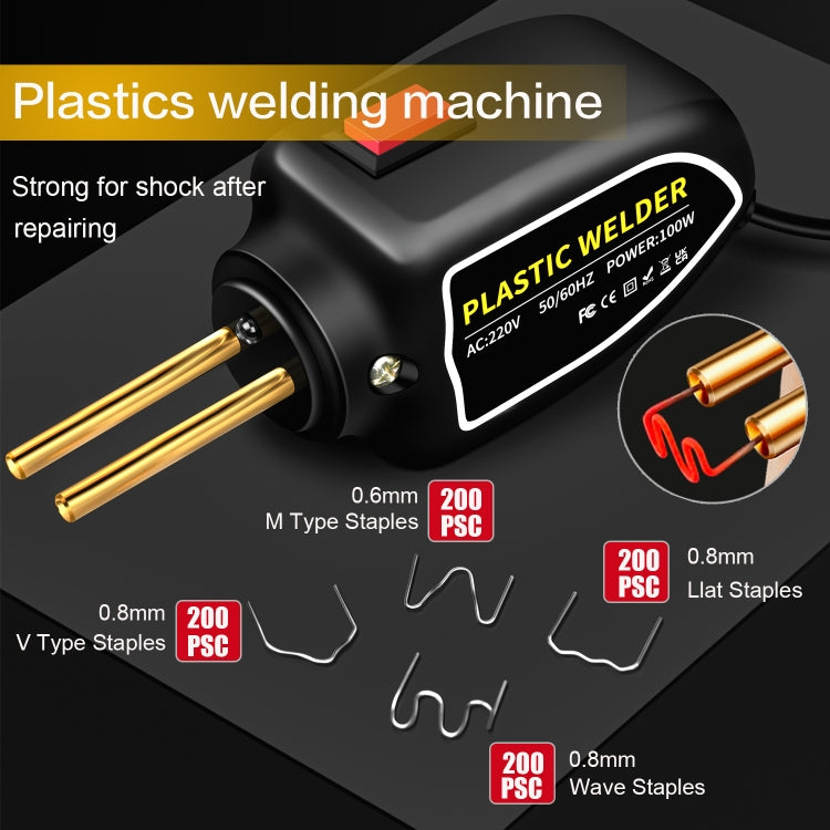 Hot Stapler Plastic Welding Machine Car Bumper Repair Kit Plier, AU Plug