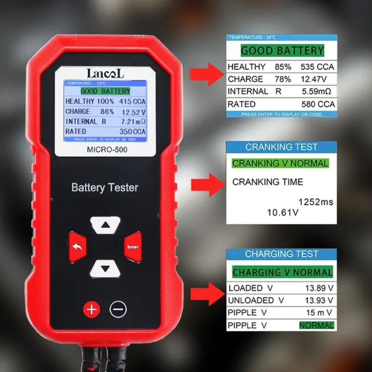 LCD Screen Car Battery Tester ÎҵÄÉ̵ê