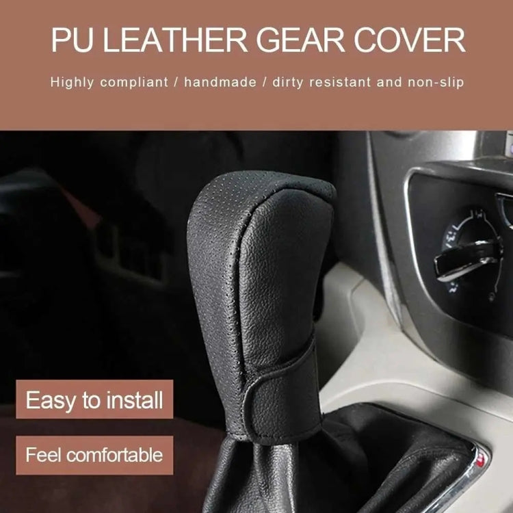 Universal Car PU Leather Gear Shift Knob Protective Cover ÎҵÄÉ̵ê