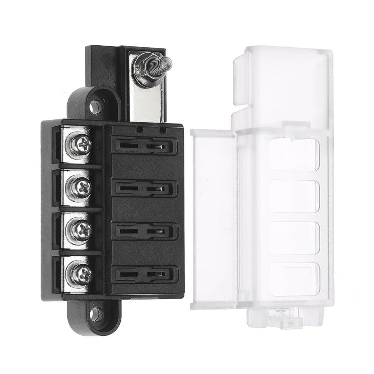 4 Way Fuse Block with Fuses and Terminals