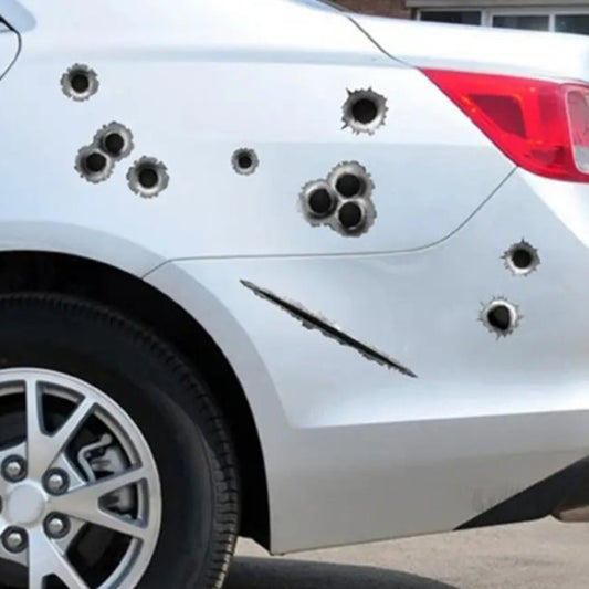 Car PVC Self-adhesive Bullet Hole Scratch Personalized Stickers ÎҵÄÉ̵ê