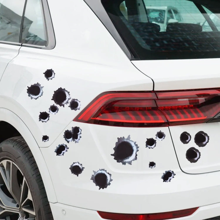 Car PVC Self-adhesive Bullet Hole Scratch Personalized Stickers ÎҵÄÉ̵ê