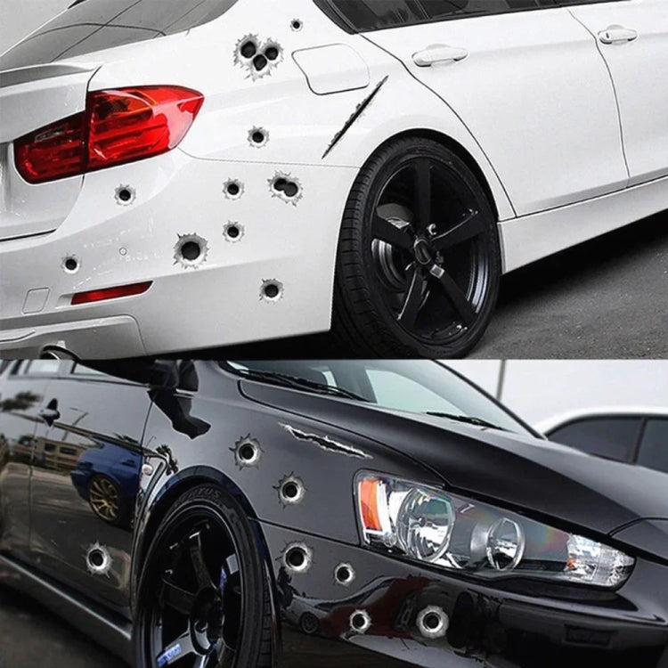 Car PVC Self-adhesive Bullet Hole Scratch Personalized Stickers ÎҵÄÉ̵ê