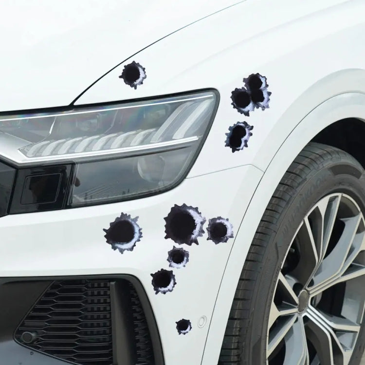 Car PVC Self-adhesive Bullet Hole Scratch Personalized Stickers ÎҵÄÉ̵ê