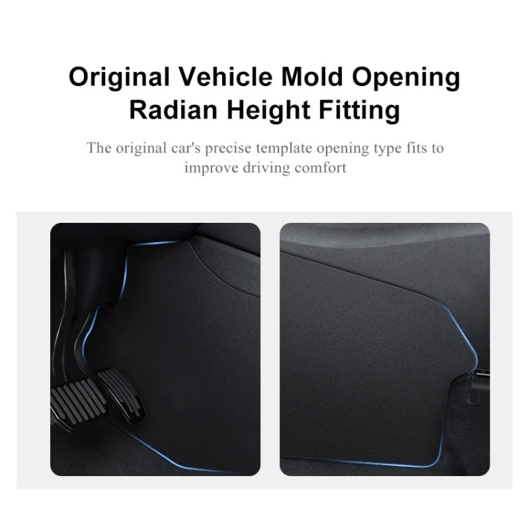 For Tesla Model Y 2pcs / Set Car Center Console Inside Leather Anti-kick Pad ÎҵÄÉ̵ê