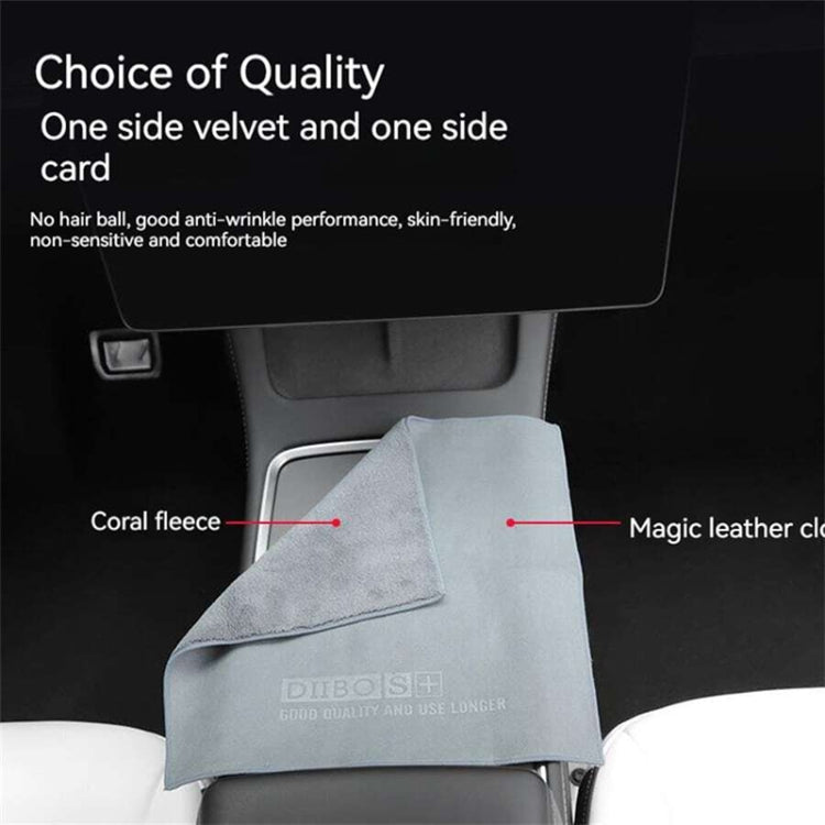 For Tesla General Car Microfiber Towel Cleaning Rag, Style: With LOGO, Size: 30 x 30cm ÎҵÄÉ̵ê