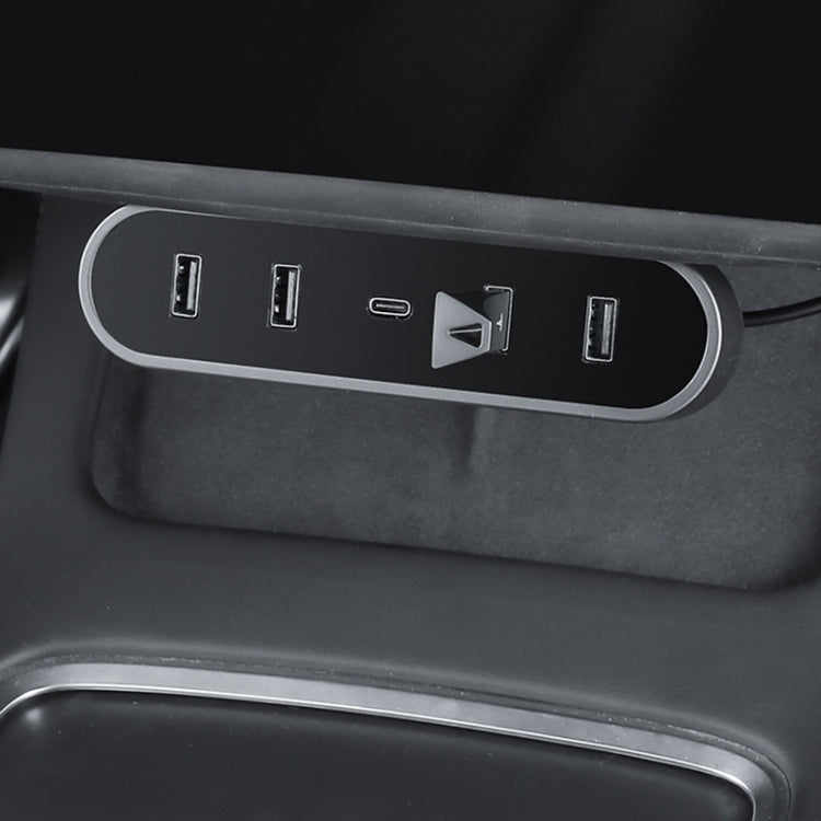 For Tesla Model Y / 3 2021-2023 Foldable Hidden Smart Docking Station Behind The Car Screen ÎҵÄÉ̵ê