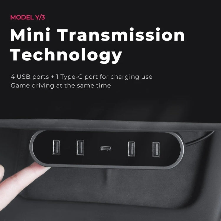 For Tesla Model Y / 3 2021-2023 Foldable Hidden Smart Docking Station Behind The Car Screen ÎҵÄÉ̵ê