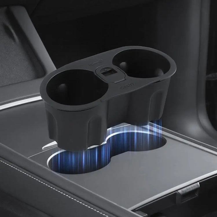 For Tesla Model 3 / Y Car Center Console Ashtray Style Water Cup Holder