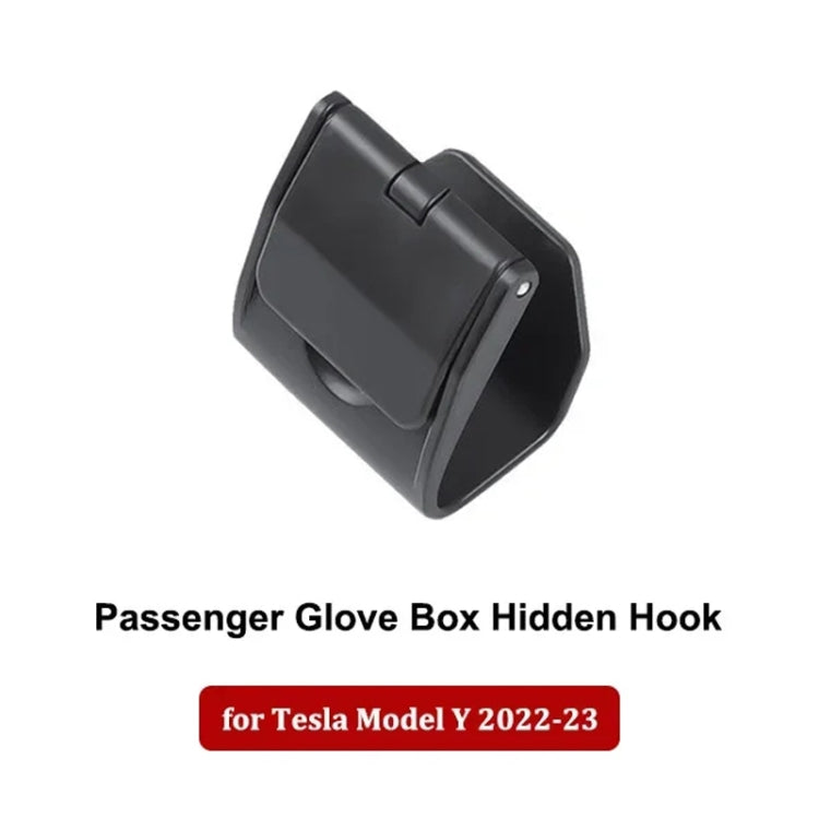 For Tesla Model Y 2022-2023 Car Co-pilot Glove Box Hidden Hook ÎҵÄÉ̵ê