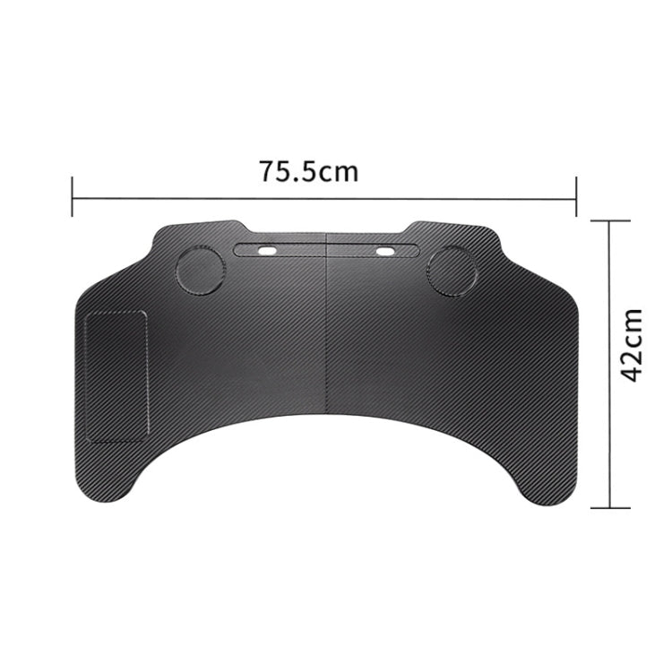 For Tesla Model 3 / Y Car Portable Folding Carbon Fiber Pattern Steering Wheel Table ÎҵÄÉ̵ê