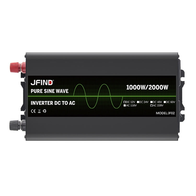 JFIND JF02 1000W 12V to 220V Pure Sine Wave Power Inverter ÎҵÄÉ̵ê