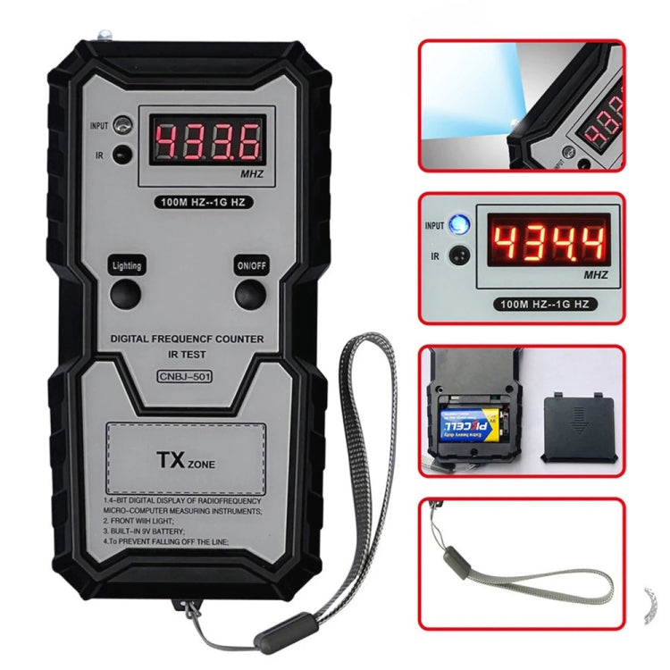 CNBJ-501 100M-1GHz Infrared Frequency Tester