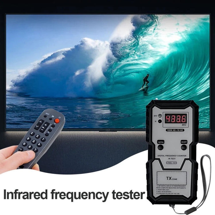 CNBJ-501 100M-1GHz Infrared Frequency Tester