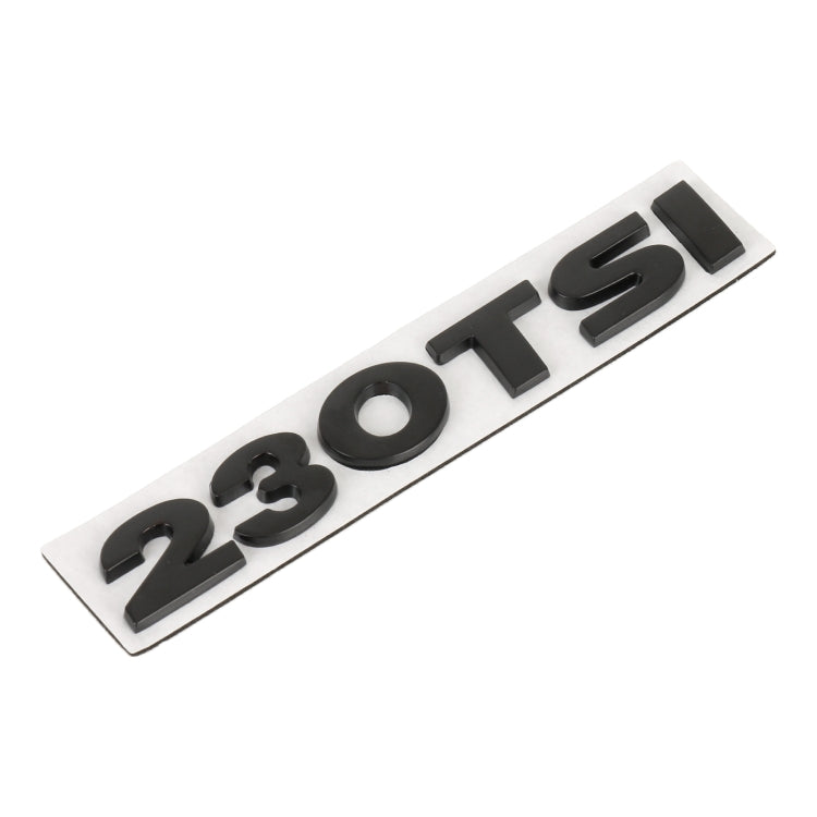 Car 230TSI Pattern 3D Metal Personalized Decorative Stickers, Size: 11.5x2.5x0.5cm ÎҵÄÉ̵ê