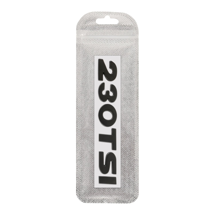 Car 230TSI Pattern 3D Metal Personalized Decorative Stickers, Size: 11.5x2.5x0.5cm ÎҵÄÉ̵ê