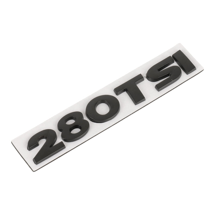 Car 280TSI Pattern 3D Metal Personalized Decorative Stickers, Size: 11.5x2.5x0.5cm ÎҵÄÉ̵ê