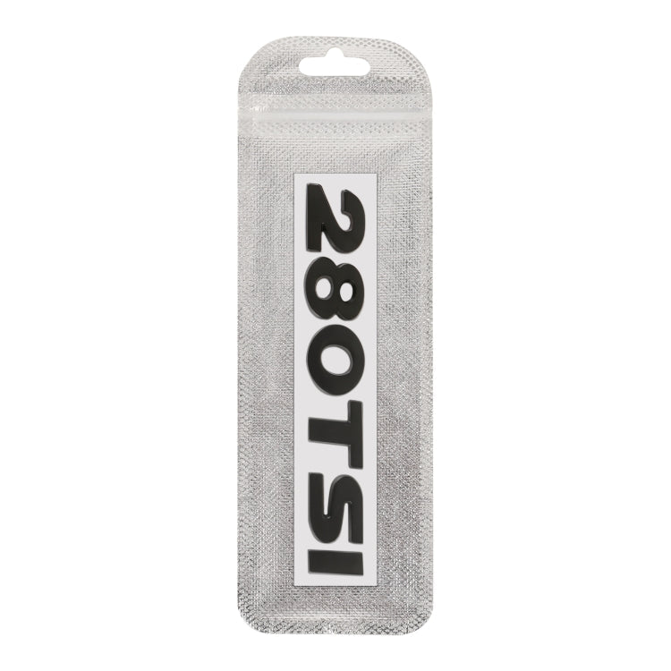 Car 280TSI Pattern 3D Metal Personalized Decorative Stickers, Size: 11.5x2.5x0.5cm ÎҵÄÉ̵ê