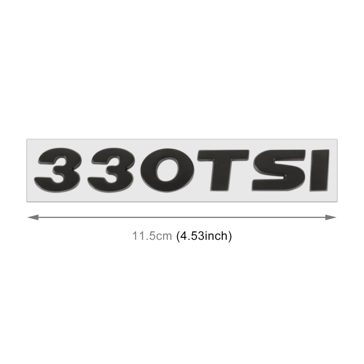 Car 330TSI Pattern 3D Metal Personalized Decorative Stickers, Size: 11.5x2.5x0.5cm ÎҵÄÉ̵ê