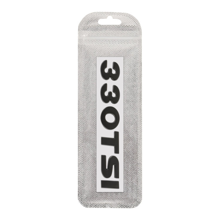 Car 330TSI Pattern 3D Metal Personalized Decorative Stickers, Size: 11.5x2.5x0.5cm ÎҵÄÉ̵ê