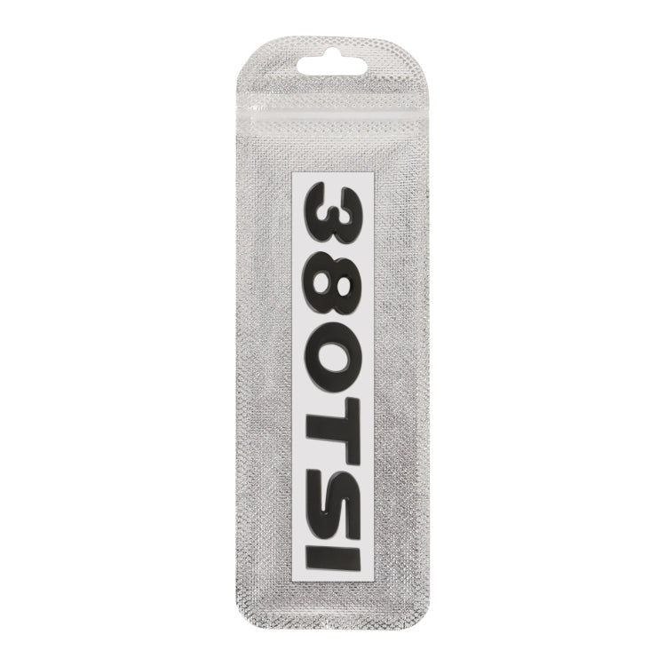 Car 380TSI Pattern 3D Metal Personalized Decorative Stickers, Size: 11.5x2.5x0.5cm ÎҵÄÉ̵ê