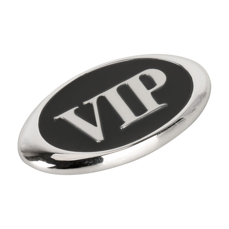 Car Oval Style VIP Metal Personalized Decorative Stickers, Size: 6.5 x 3.5 x 0.5cm ÎҵÄÉ̵ê