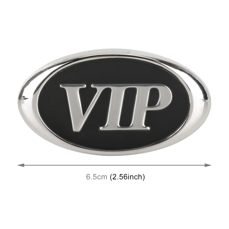 Car Oval Style VIP Metal Personalized Decorative Stickers, Size: 6.5 x 3.5 x 0.5cm ÎҵÄÉ̵ê