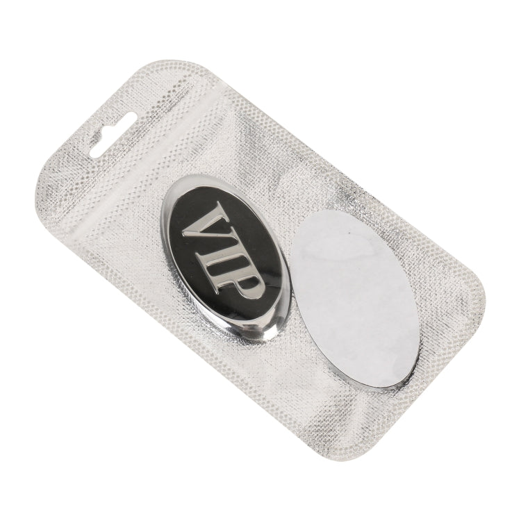 Car Oval Style VIP Metal Personalized Decorative Stickers, Size: 6.5 x 3.5 x 0.5cm ÎҵÄÉ̵ê