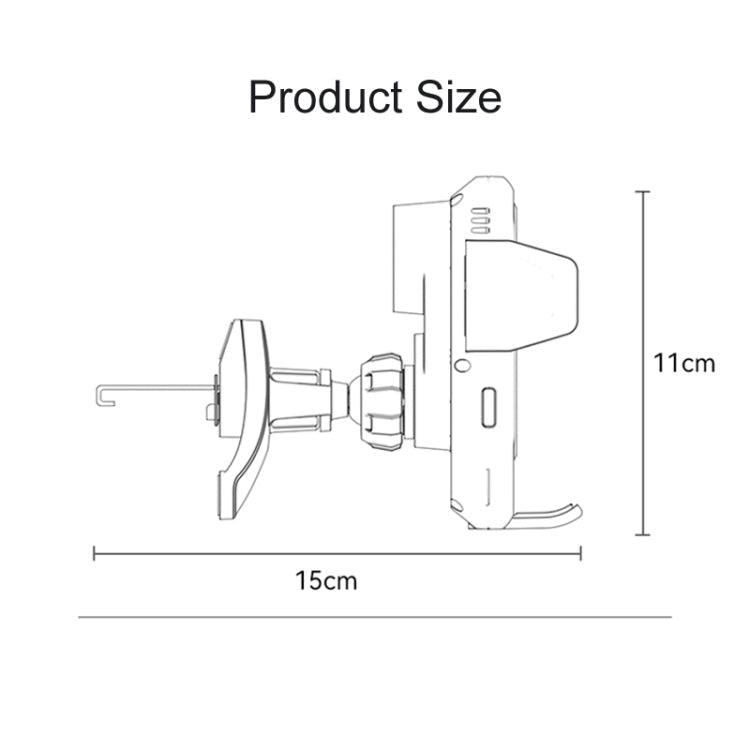 Yesido C312 Auto Alignment 15W Wireless Charging Air Outlet Car Holder ÎҵÄÉ̵ê