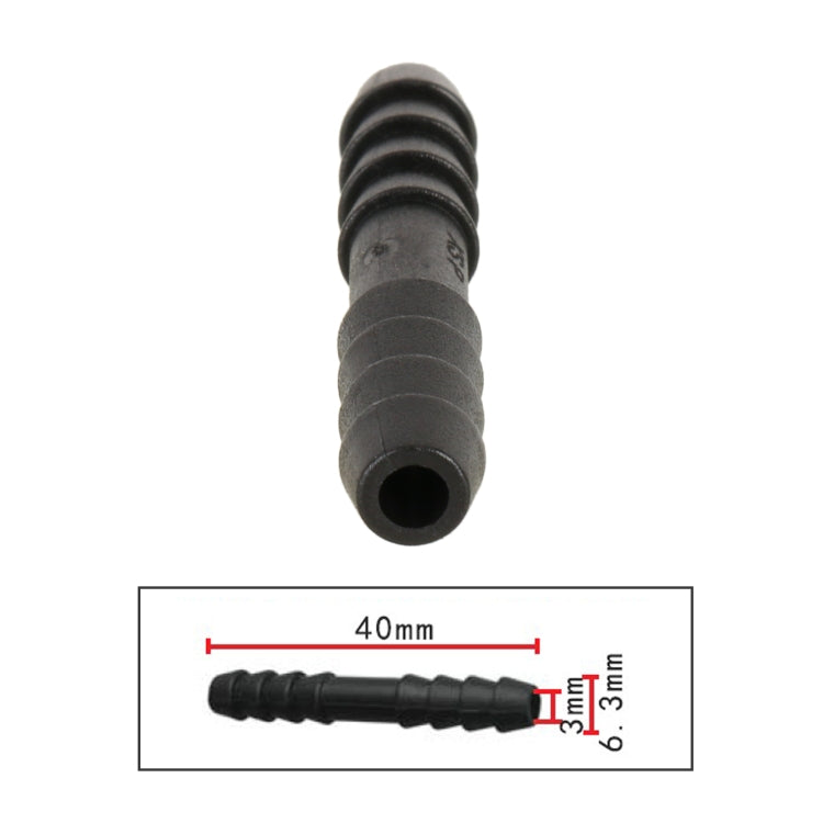 10pcs/Bag Car Straight Type Wiper Spray Nozzle Water Pipe Connection Tube