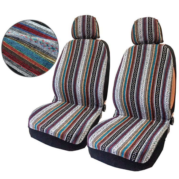 TIROL T25941 General Car Ethnic Style Double Front Seat Cover ÎҵÄÉ̵ê