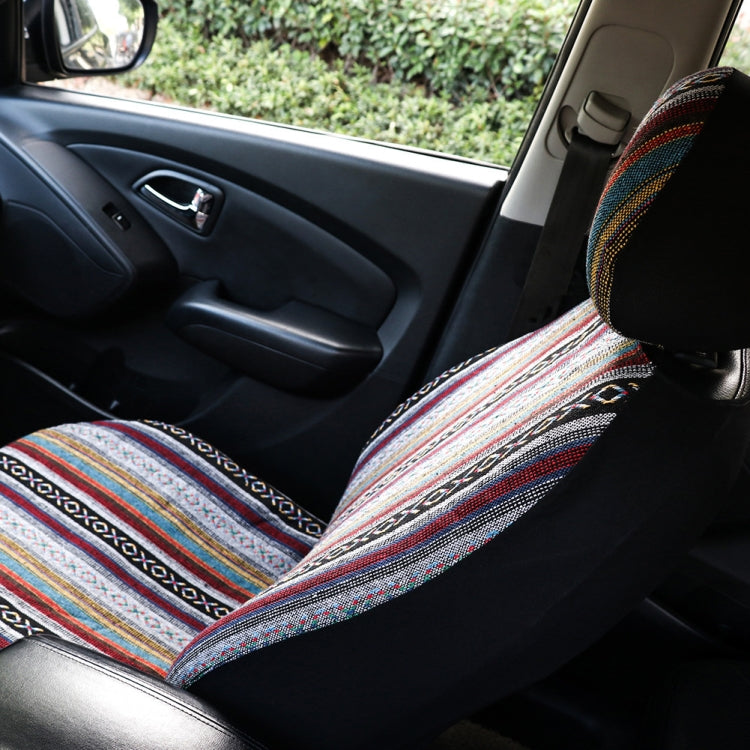 TIROL T25941 General Car Ethnic Style Double Front Seat Cover ÎҵÄÉ̵ê