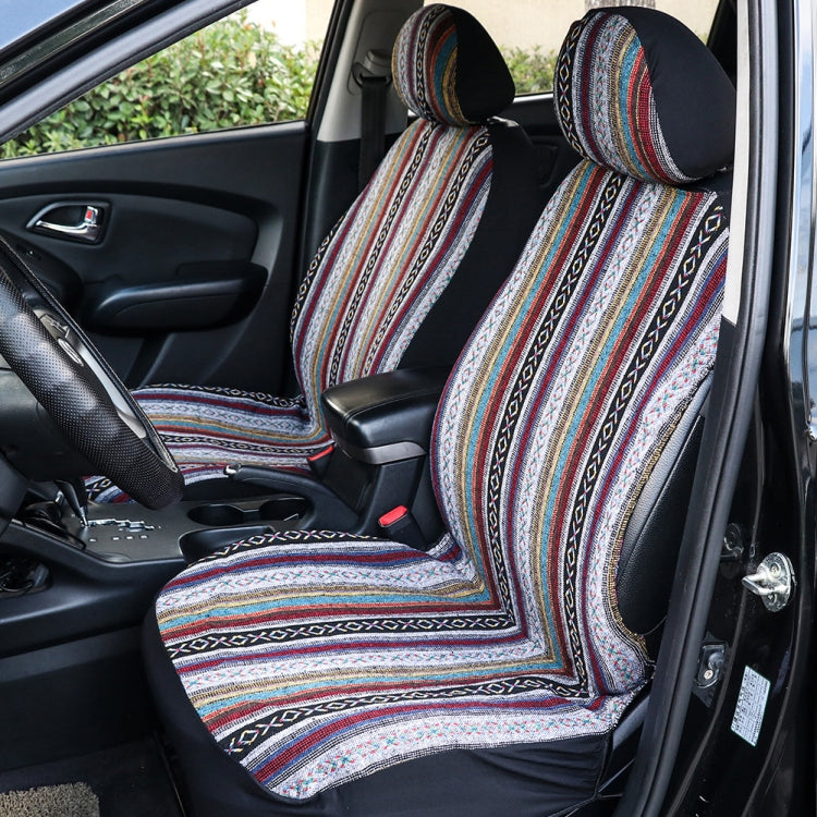 TIROL T25941 General Car Ethnic Style Double Front Seat Cover ÎҵÄÉ̵ê