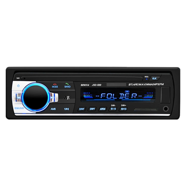 JSD-520 Car Stereo Radio MP3 Audio Player Support Bluetooth Hand-free Calling / FM / USB / SD, EU Plug Version ÎҵÄÉ̵ê