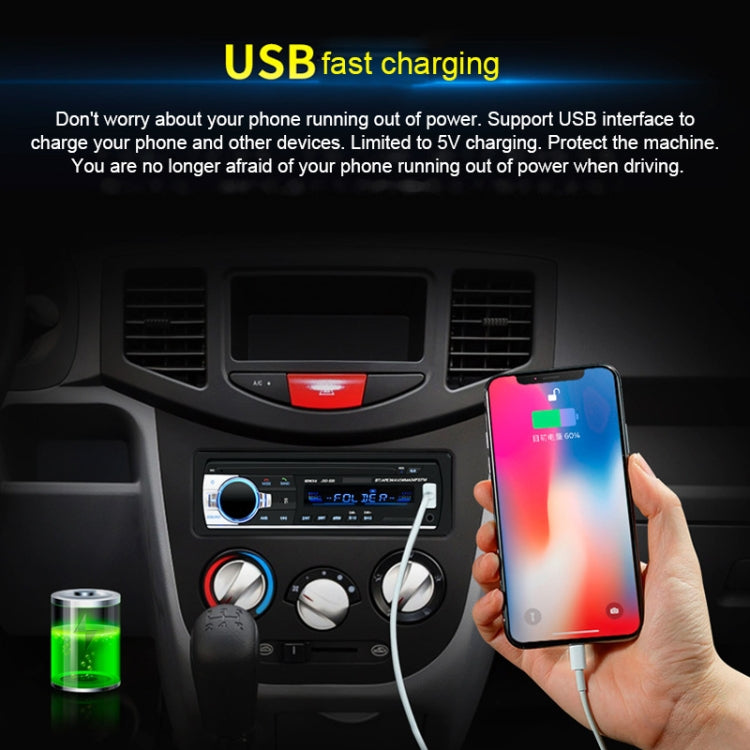 JSD-520 Car Stereo Radio MP3 Audio Player Support Bluetooth Hand-free Calling / FM / USB / SD, EU Plug Version ÎҵÄÉ̵ê