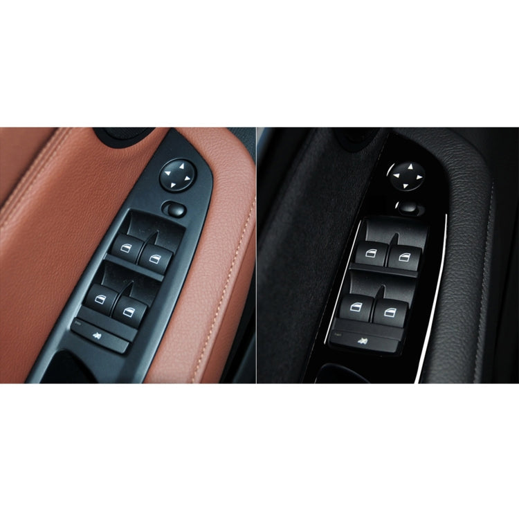 Car Left Drive Window Lift Panel + Start Button Decorative Sticker for BMW X5 E70 2008-2013 / X6 E71 2009-2014 ÎҵÄÉ̵ê