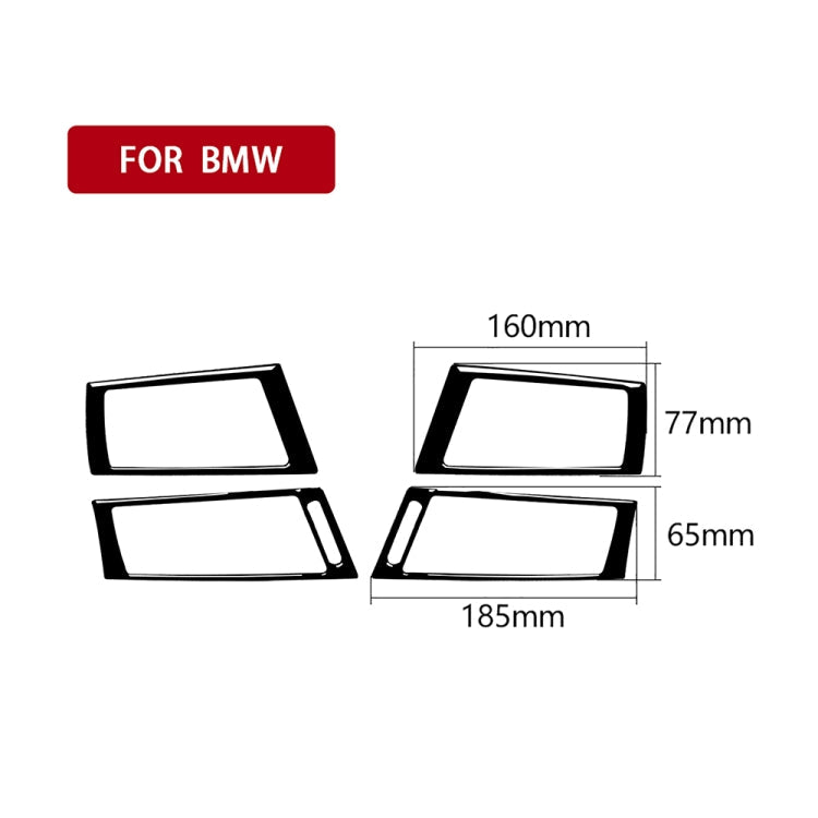 For BMW X5 E70 / X6 E71 2008-2013 Car Side Air Outlet Decorative Sticker, Left and Right Drive Universal ÎҵÄÉ̵ê