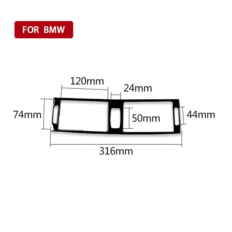 Car Middle Air Outlet Decorative Sticker for BMW X5 E70 2008-2013 / X6 E71 2009-2014, Left and Right Drive Universal ÎҵÄÉ̵ê