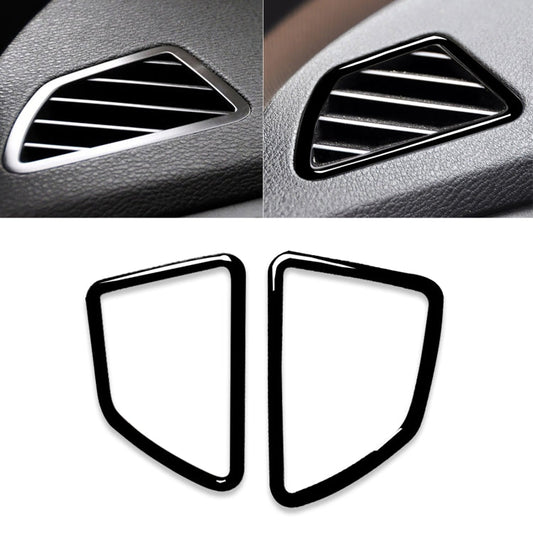 2pcs / Set Car Left Drive Dashboard Air Outlet Frame Decorative Sticker for BMW X5 E70 / X6 E71 2008-2013, Left and Right Drive Universal ÎҵÄÉ̵ê