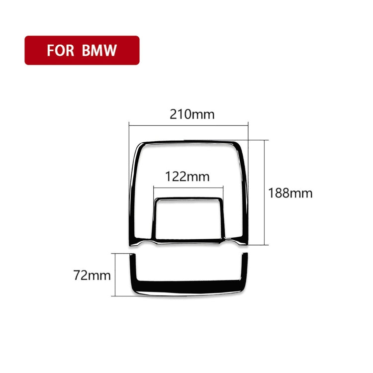 Car Reading Light Panel Decorative Sticker for BMW X5 E70 / X6 E71 2008-2013, Left and Right Drive Universal ÎҵÄÉ̵ê