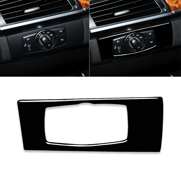 Car Left Drive Headlight Switch Panel Decorative Sticker for BMW E70 X5 / E71 X6 2008-2013 ÎҵÄÉ̵ê