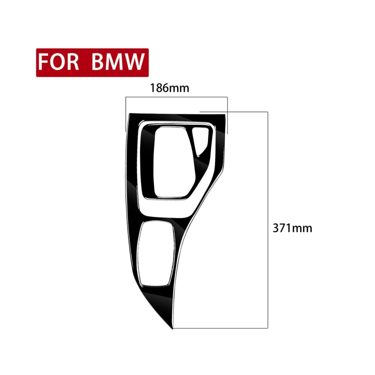 2pcs / Set Car Right Drive Gear Panel Decorative Sticker for BMW X1 E84 2011-2015