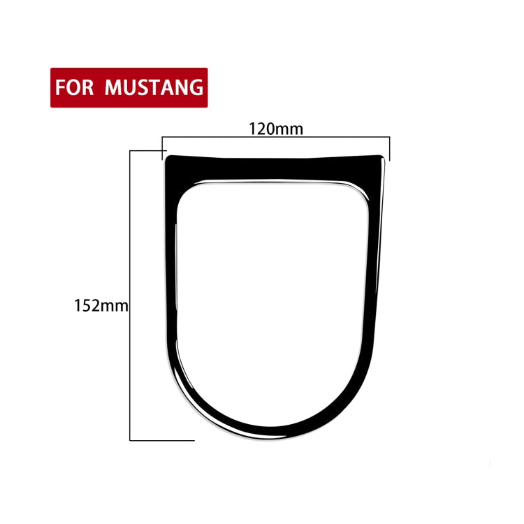 For Ford Mustang 2015-2020 Car Gear Panel Frame Decorative Sticker, Left and Right Drive Universal ÎҵÄÉ̵ê