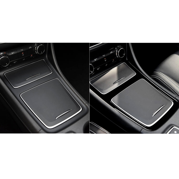 Car Central Control Storage Box Frame Decorative Sticker For Mercedes-Benz A-class 2013-2018 / CLA 2013-2017 / GLA 2015-2018, Left and Right Drive Universal ÎҵÄÉ̵ê