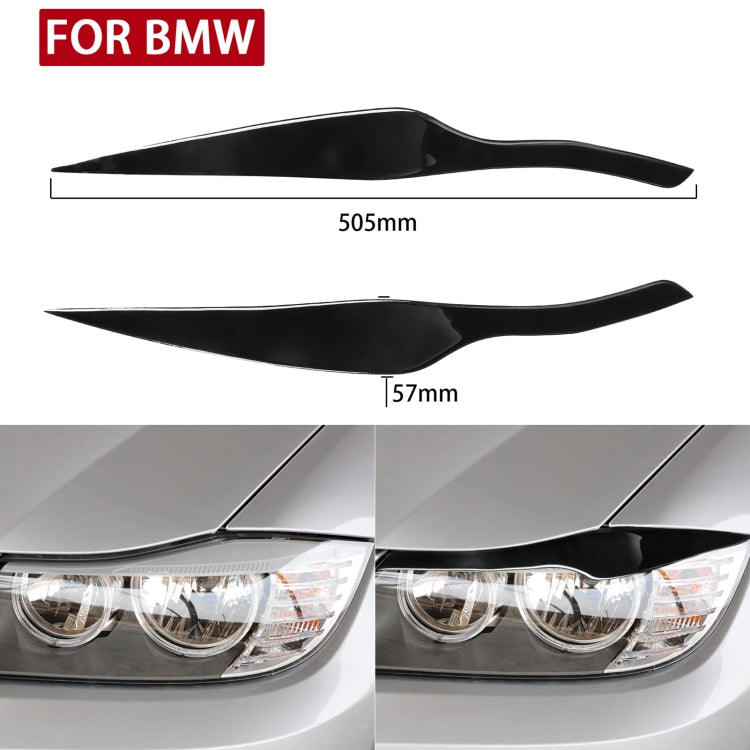 Pair Car Lamp Eyebrow Soft Decorative Sticker for BMW 3 Series E90 2005-2012 ÎҵÄÉ̵ê