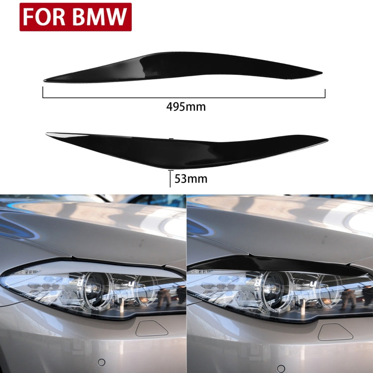 Pair Car Lamp Eyebrow Soft Decorative Sticker for BMW 5 Series F10 2010-2013 ÎҵÄÉ̵ê