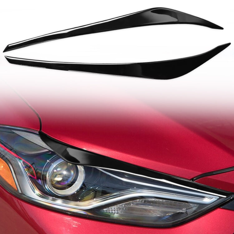 Pair Car Lamp Eyebrow Soft Decorative Sticker for Hyundai Elantra 2016-2018 ÎҵÄÉ̵ê