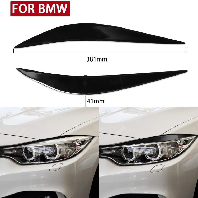 Pair Car Lamp Eyebrow Soft Decorative Sticker for BMW 4 Series F32/F33/F36 2012-2017, M3 F80 & M4 F82/F83 2014-2016 ÎҵÄÉ̵ê