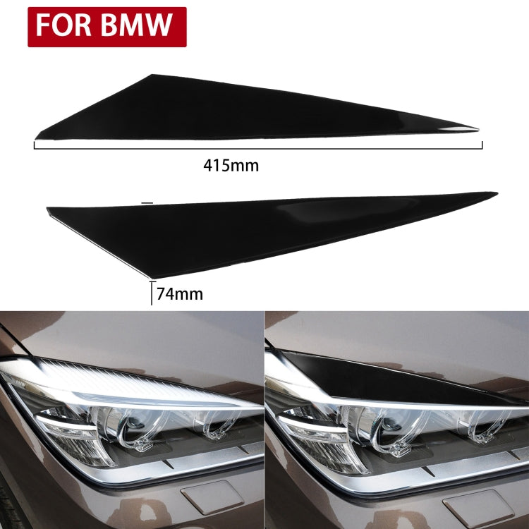 Pair Car Lamp Eyebrow Soft Decorative Sticker for BMW X1 E842 2009-2014 ÎҵÄÉ̵ê